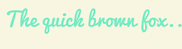 Image with Font Color 75EBC4 and Background Color F8F6E1